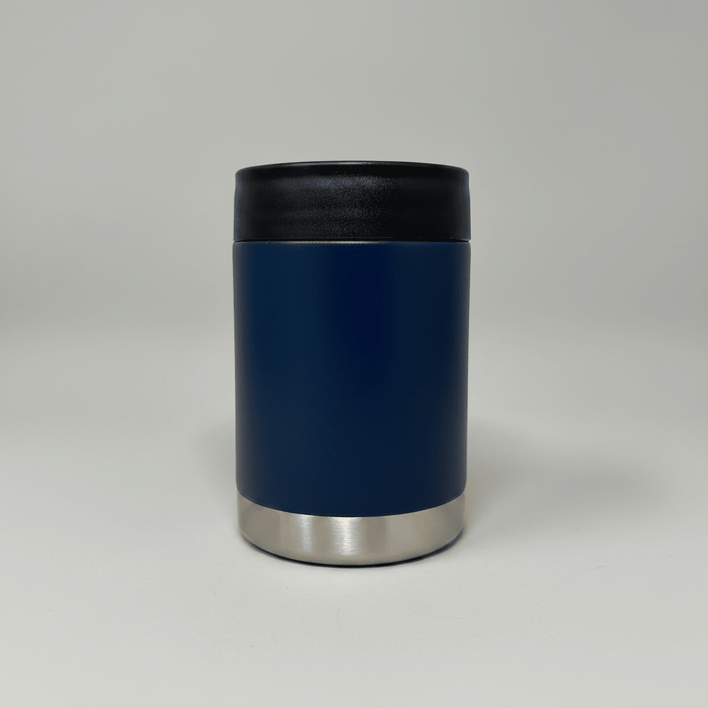 12oz Custom Engraved Can Cooler - Navy