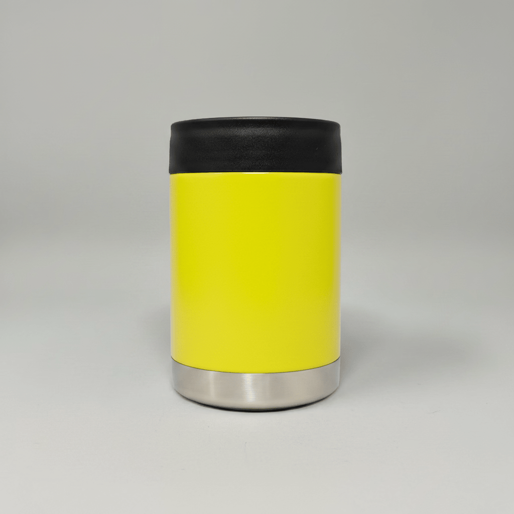 12oz Custom Engraved Can Cooler - Yellow