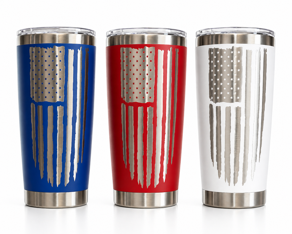 American Flag Tumbler - 20oz