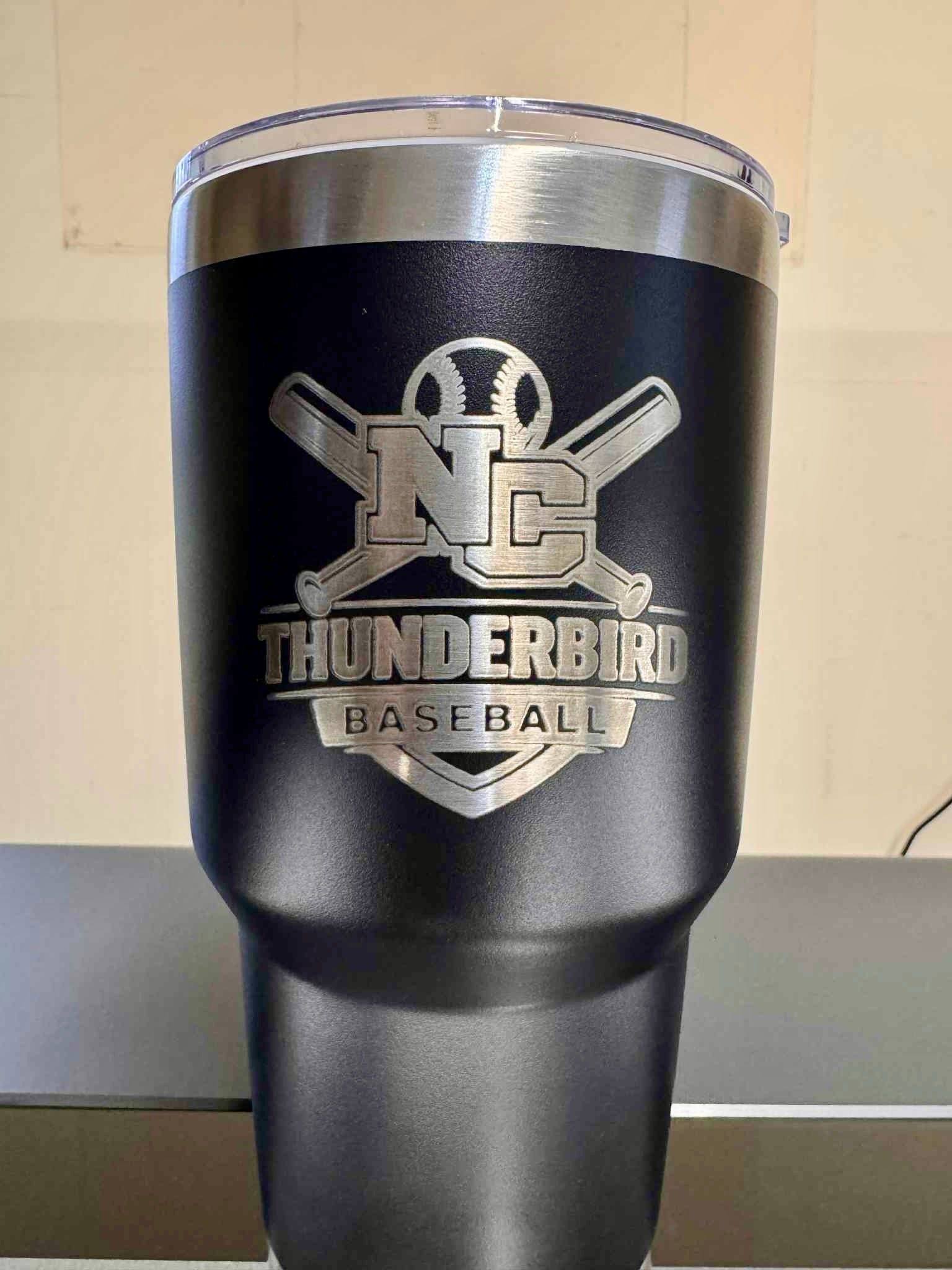 North Central Thunderbirds Baseball - Custom Engraved Tumbler