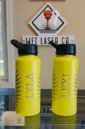 Custom Softball - 32oz Hydro Water Bottle