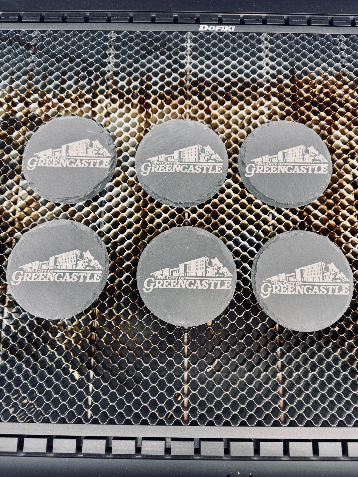 Custom Engraved Slate Coasters