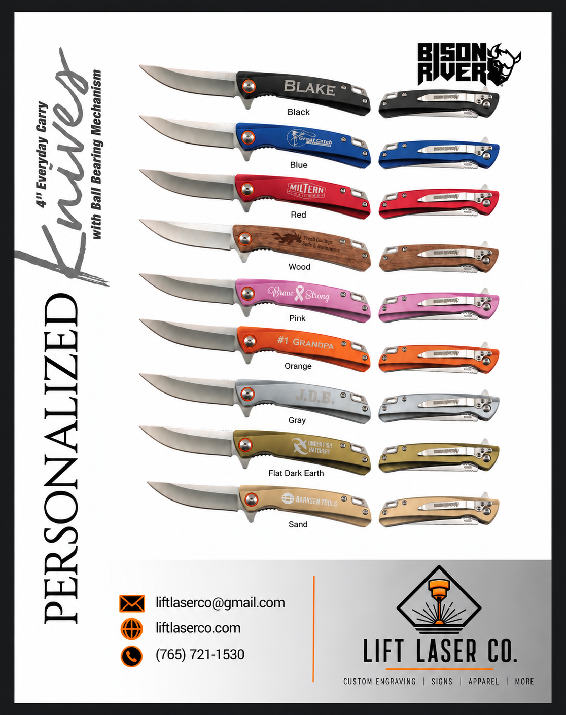 Custom 4" Everyday Carry Pocket Knife
