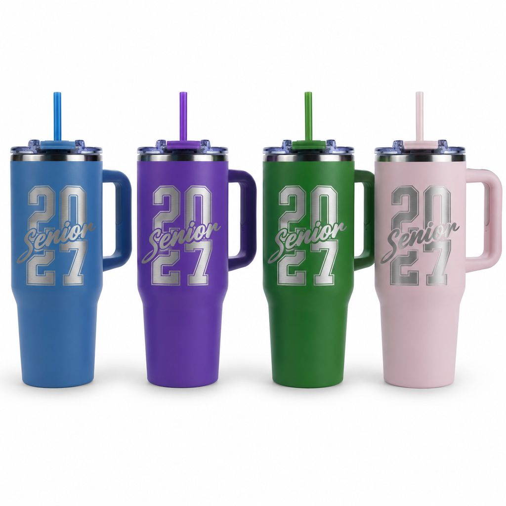 Class of 2027 "SENIOR" 30oz Tumbler with Handle