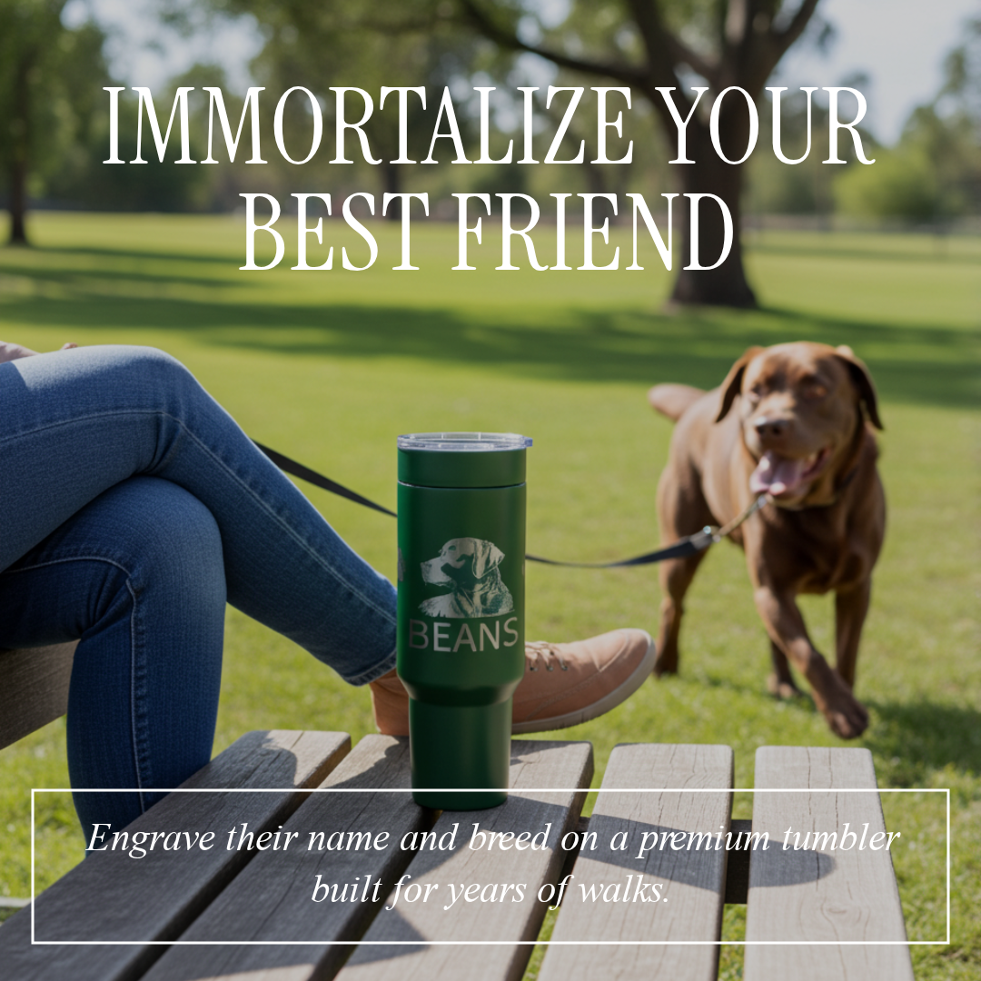 Personalized Dog Breed Tumbler