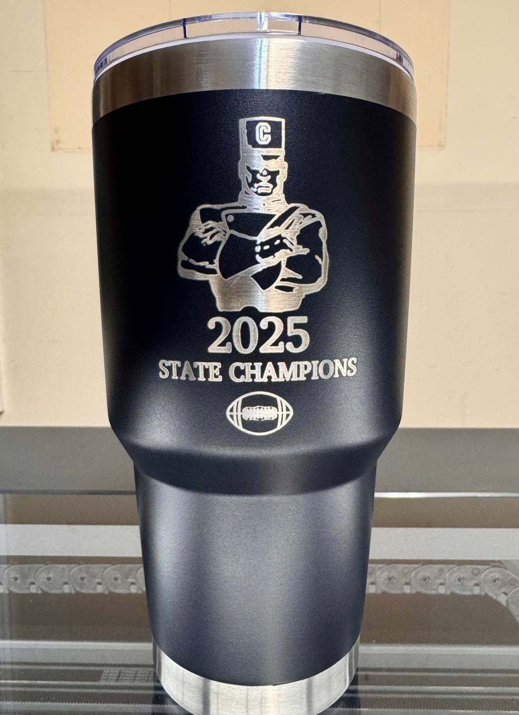 30oz Tumbler   Cascade High School Football