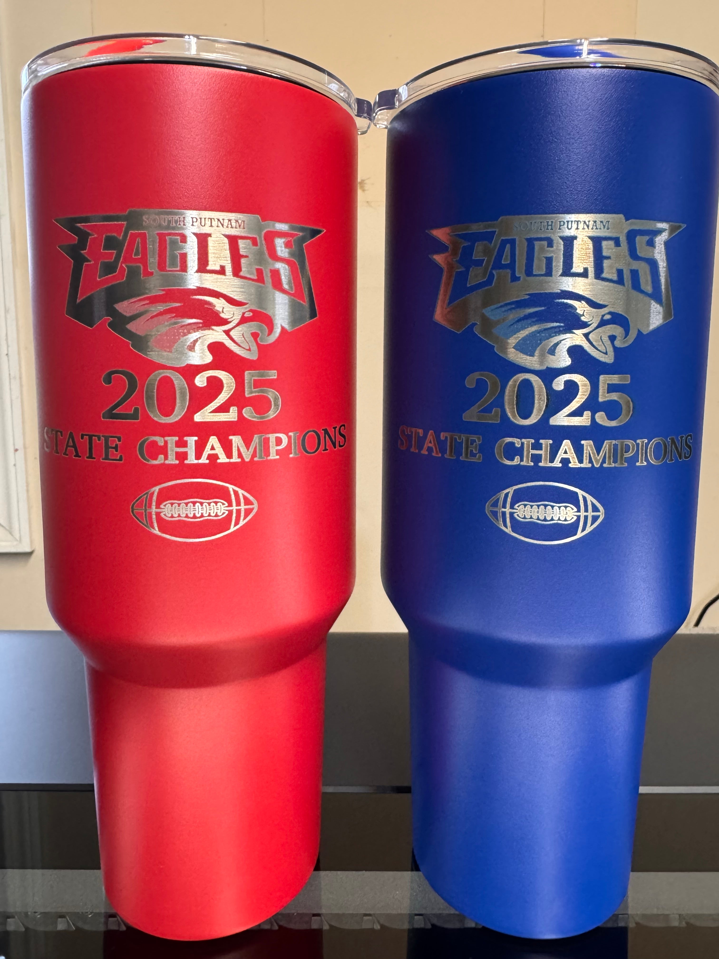 40oz Tumbler w/ Handle  South Putnam High School