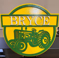 Tractor Name Sign