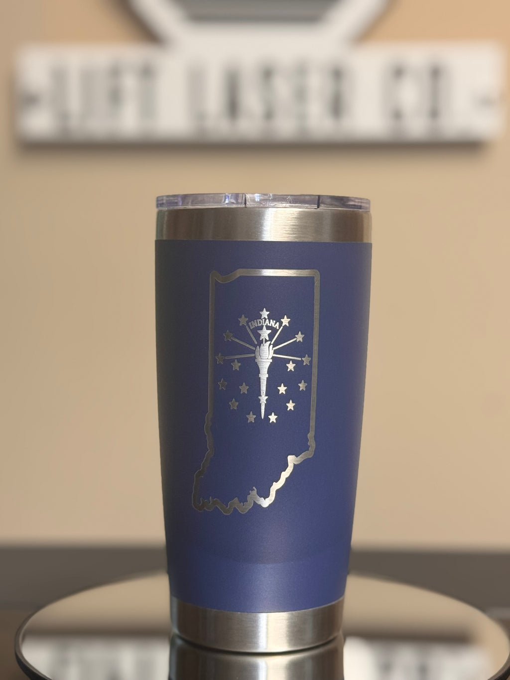 State of Indiana Tumbler - 20oz