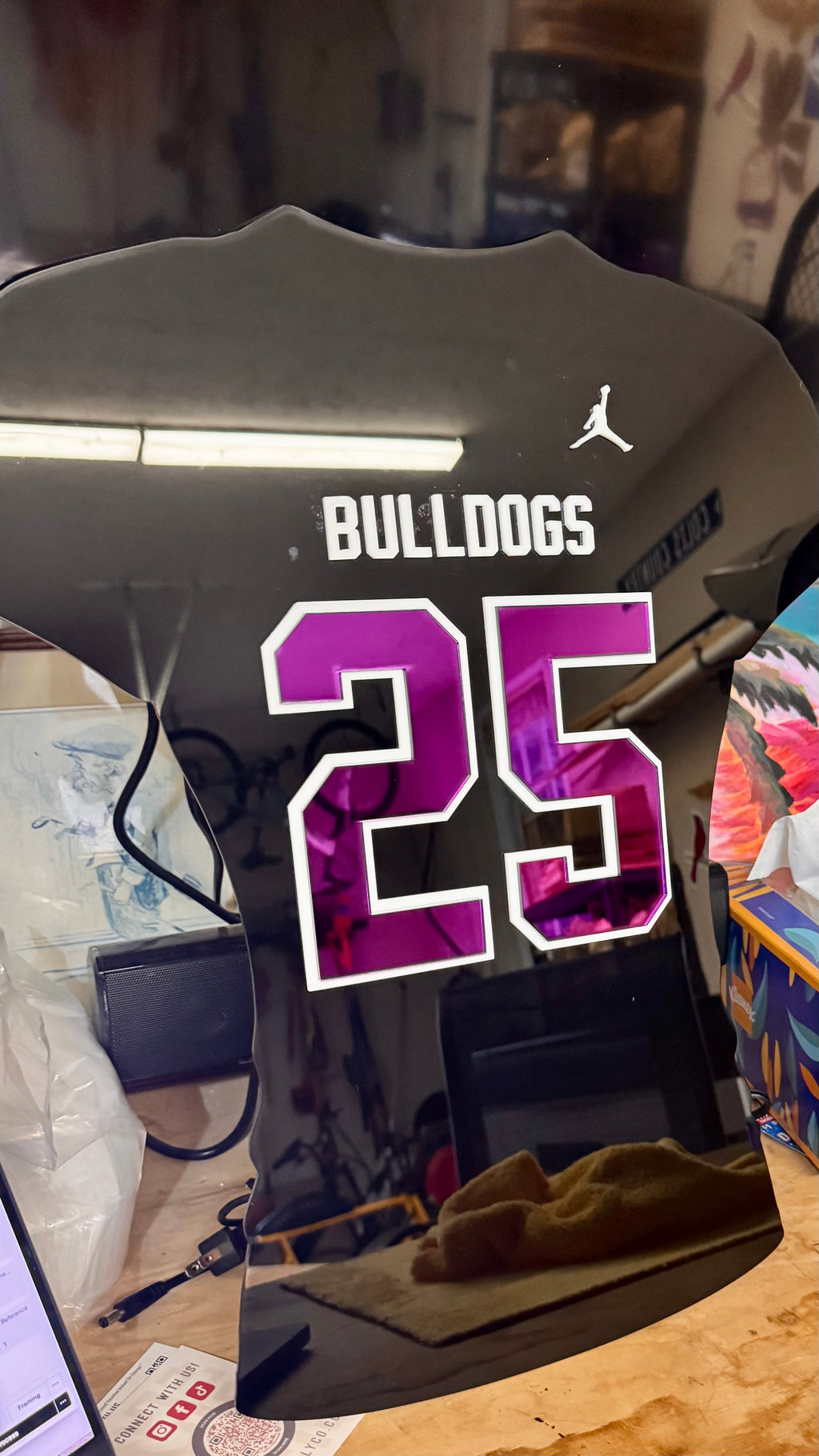 Custom Acrylic Brownsburg Football Jersey