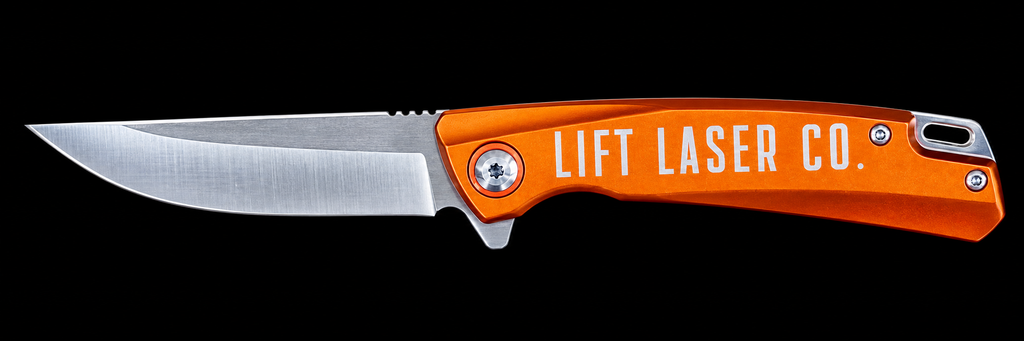 Pocket knife engraving detail