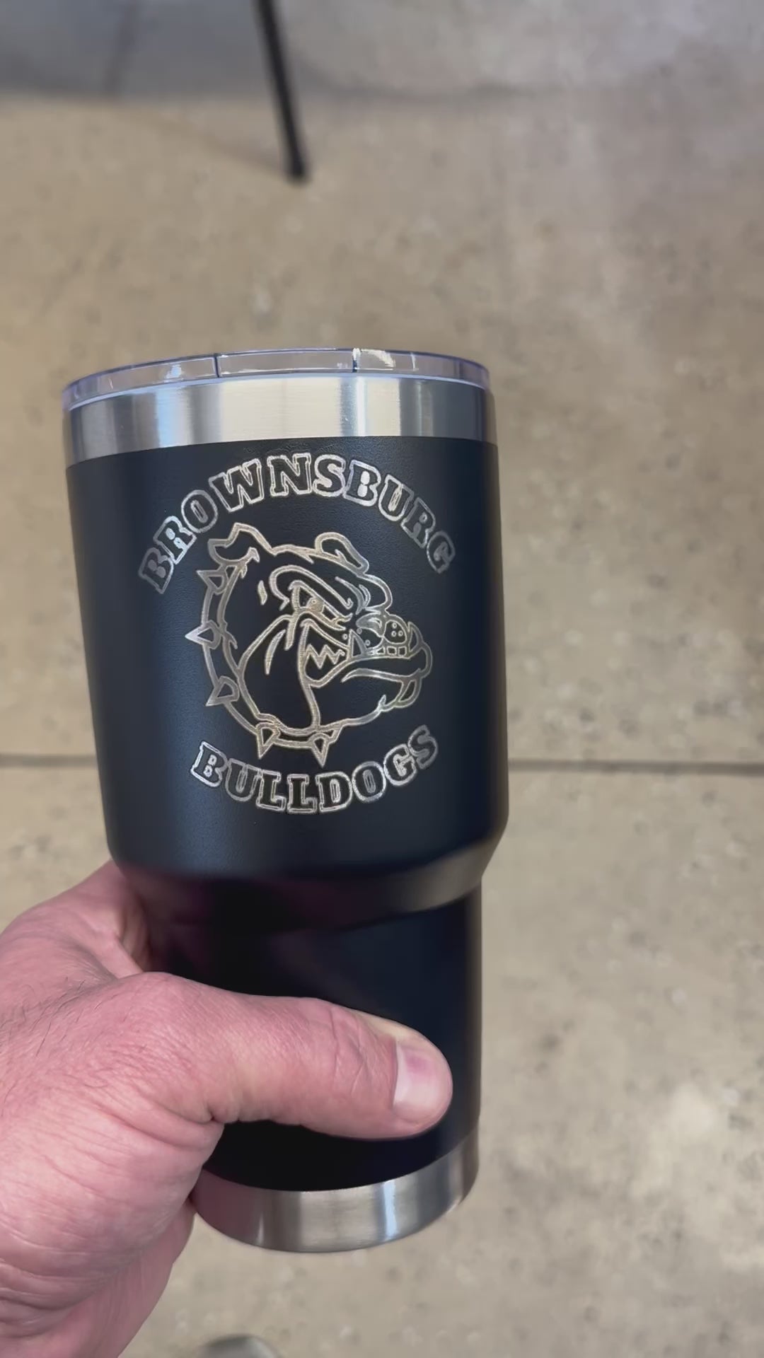 30oz Tumbler   Brownsburg High School 2